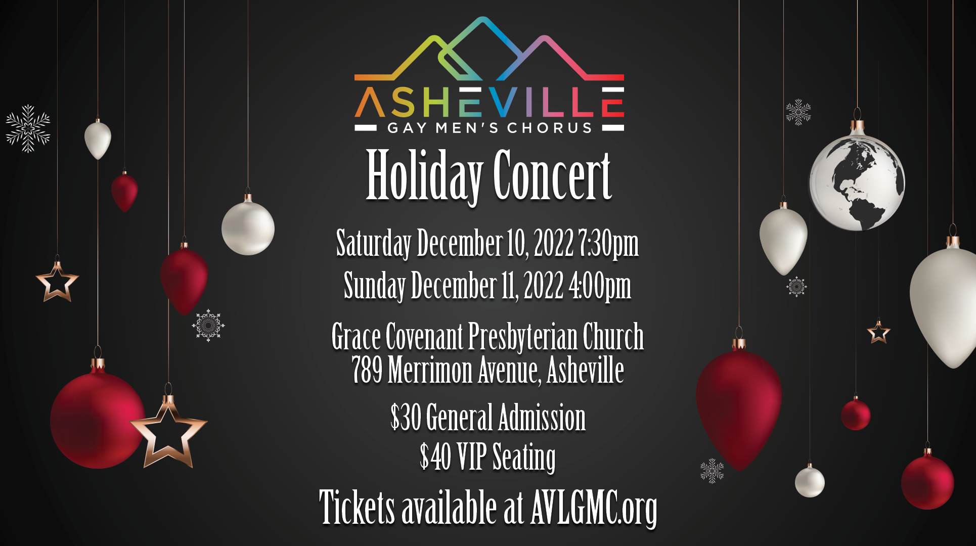 Asheville Gay Men's Choir Holiday Concert